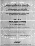 Preview for 13 page of Bose (R) 51 Owner'S Manual