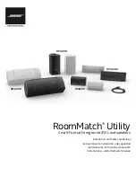 Предварительный просмотр 1 страницы Bose RoomMatch Utility RMU105 Installation And Safety Manuallines