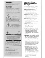 Предварительный просмотр 2 страницы Bose Roommate Computer Monitor Owner'S Manual