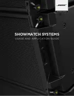 Bose SHOWMATCH Usage And Application Manual preview