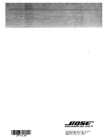 Preview for 12 page of Bose SL12 Owner'S Manual