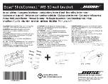 Preview for 11 page of Bose SlideConnect WB-50 Manual