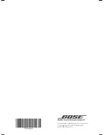 Предварительный просмотр 24 страницы Bose SOUNDCOMM B30 Owner'S Manual