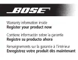 Предварительный просмотр 4 страницы Bose SoundDock XT Quick Start Manual