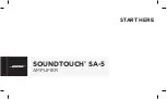 Bose SoundTouch SA-5 Start Here Manual preview