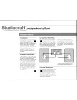 Preview for 2 page of Bose Studiocraft Instruction Sheet