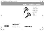 Bose TriPort IE Owner'S Manual preview