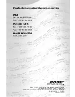 Preview for 8 page of Bose TriPort User Manual