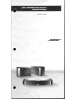 Bose VCS-300 Owner'S Manual preview