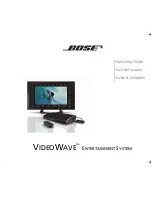 Bose VIDEOWAVE Operating Manual предпросмотр