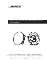 Предварительный просмотр 1 страницы Bose Virtually Invisible 591 Series Owner'S Manual