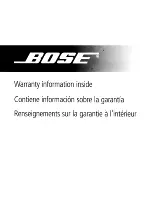 Предварительный просмотр 21 страницы Bose Virtually Invisible 791 Installation Manual