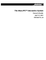 Bose Wave PC system USB adapter Owner'S Manual preview