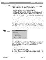 Предварительный просмотр 31 страницы Bose Wave PC system USB adapter Owner'S Manual