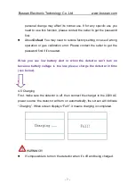 Preview for 8 page of Bosean Electronic Technology BH-90E Operation Manual