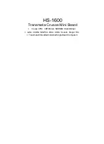 BOSER Technology Transmeta Crusoe HS-1600 User Manual preview