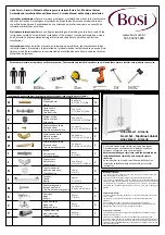 Preview for 1 page of Bosi 63478 Assembly And Installation Manual