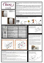 Предварительный просмотр 2 страницы Bosi Duna 80 Assembly Instructions