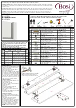 Bosi Lisse Assembly And Installation Manual предпросмотр