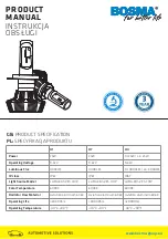 Bosma H1 Product Manual предпросмотр