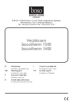 Boso Bosch+Sohn bosotherm 1300 Instructions For Use Manual preview