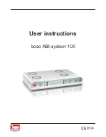 boso ABI-system 100 User Instructions preview