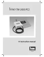 boso TM-2430 PC2 Instruction Manual preview