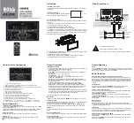 Preview for 1 page of Boss Audio Systems 480BRGB Quick Start Manual