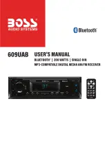 Preview for 1 page of Boss Audio Systems 609UAB User Manual