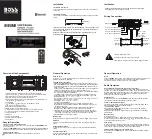 Предварительный просмотр 1 страницы Boss Audio Systems 616UAB User Manual