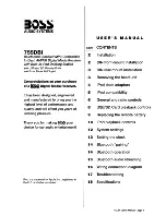 Preview for 2 page of Boss Audio Systems 755DBI User Manual