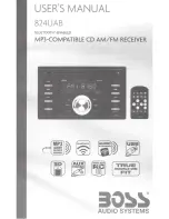 Boss Audio Systems 824UAB User Manual preview