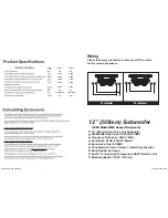 Preview for 3 page of Boss Audio Systems Armor AR12D User Manual