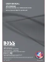 Предварительный просмотр 14 страницы Boss Audio Systems ATV30BRGB Quick Start Manual