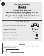 Preview for 2 page of Boss Audio Systems ATV6.5B User Manual