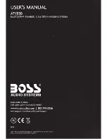 Предварительный просмотр 6 страницы Boss Audio Systems ATV85B User Manual