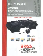 Boss Audio Systems ATVB69LED Quick Start Manual preview