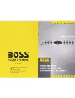 Boss Audio Systems AVA-1208S User Manual предпросмотр