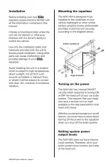 Preview for 4 page of Boss Audio Systems AVA1404 User Manual