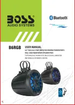 Boss Audio Systems B6RGB User Manual preview