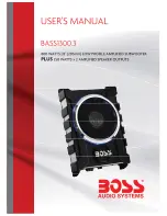 Boss Audio Systems BASS1300.3 User Manual preview