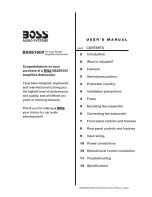 Preview for 2 page of Boss Audio Systems BASS1500 User Manual