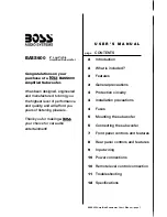 Preview for 2 page of Boss Audio Systems BASS600 User Manual