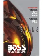 Boss Audio Systems Blade BL1000 User Manual предпросмотр