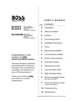 Предварительный просмотр 3 страницы Boss Audio Systems Blade Extreme BLX3500M User Manual