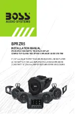 Boss Audio Systems BPRZR5 Installation Manual предпросмотр