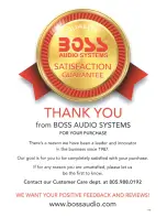 Предварительный просмотр 2 страницы Boss Audio Systems BRRC14 User Manual