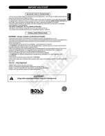 Предварительный просмотр 5 страницы Boss Audio Systems BRT36A User Manual