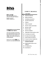 Preview for 1 page of Boss Audio Systems BV14.1FLIP User Manual