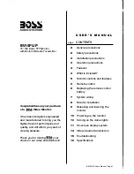 Preview for 1 page of Boss Audio Systems BV15FLIP User Manual